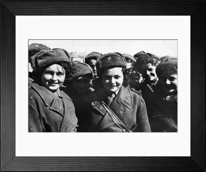 Framed Print : A Czechoslovak unit under the command of Colonel L. I Framed Print : A Czechoslovak unit under the command of Colonel L. I