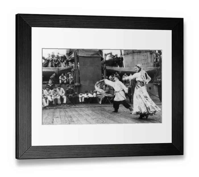 Framed Print : A company of actors of Moscow theatres performed before the sailors of the Northern fleet Framed Print : A company of actors of Moscow theatres performed before the sailors of the Northern fleet