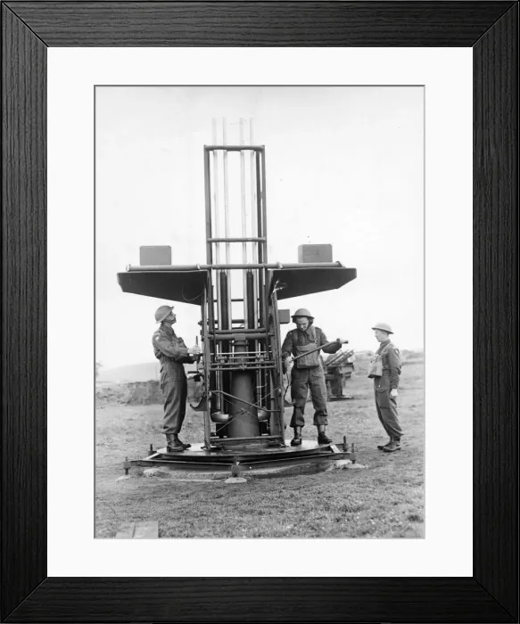 Framed Print : A new Ack- Ack weapon has just been released from the secret list Framed Print : A new Ack- Ack weapon has just been released from the secret list
