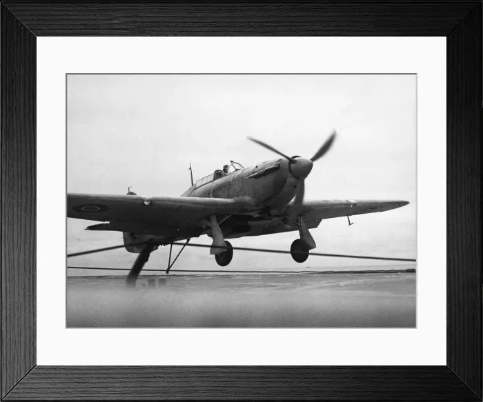 Framed Print : Royal Navy aircraft carrier HMS Argus at sea during the Second World War Framed Print : Royal Navy aircraft carrier HMS Argus at sea during the Second World War