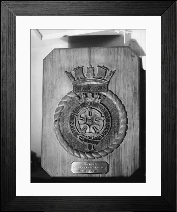 Framed Print : Shortly before the Royal Navys successful action against the Scharnhorst