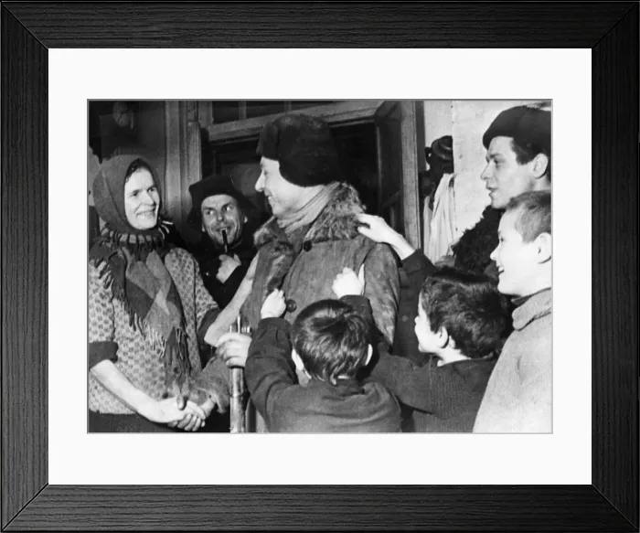 Framed Print : Towns and villages of the Moscow region liberated by Soviet Red Army from the German army Framed Print : Towns and villages of the Moscow region liberated by Soviet Red Army from the German army