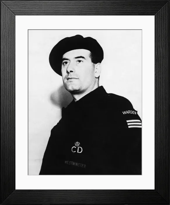 Framed Print : The Civil Defence Service was a civilian volunteer organisation in Great Britain during Framed Print : The Civil Defence Service was a civilian volunteer organisation in Great Britain during