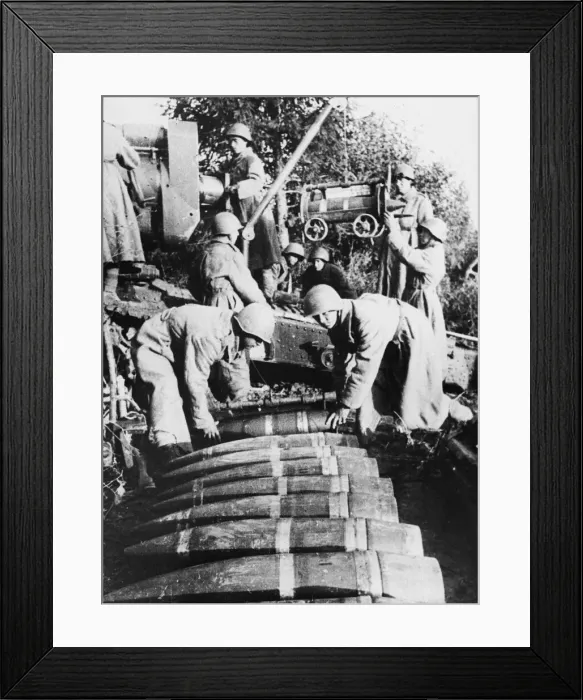 Framed Print : On 23 June 1944, the Red Army attacked Army Group Centre in Byelorussia