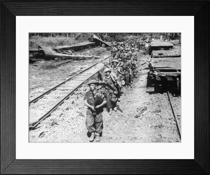 Framed Print : Fighting their way from station to station down the lonely single-track railway which is Framed Print : Fighting their way from station to station down the lonely single-track railway which is
