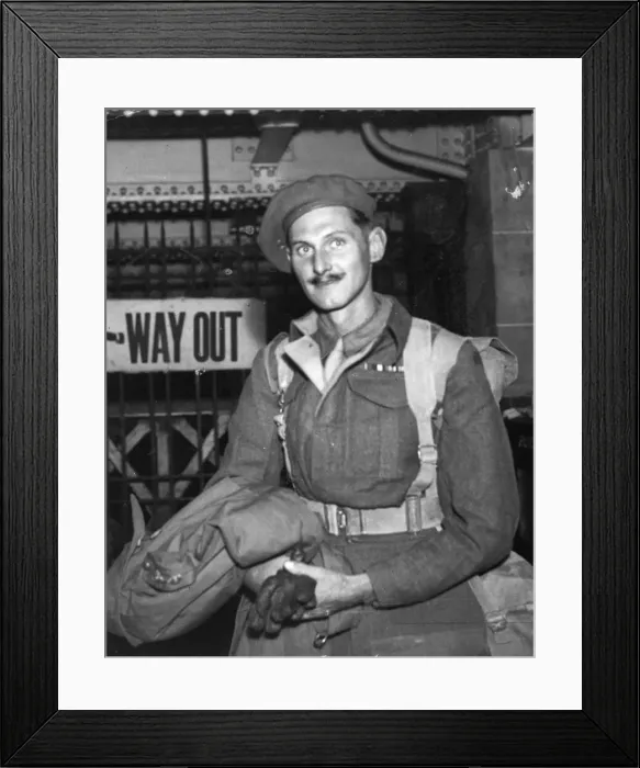 Framed Print : Lieutenant DG Bruce, of Plasturton Gardens, Cardiff, Wales Framed Print : Lieutenant DG Bruce, of Plasturton Gardens, Cardiff, Wales