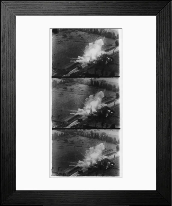 Framed Print : While on a fighter-bomber mission well behind the German lines in France Framed Print : While on a fighter-bomber mission well behind the German lines in France