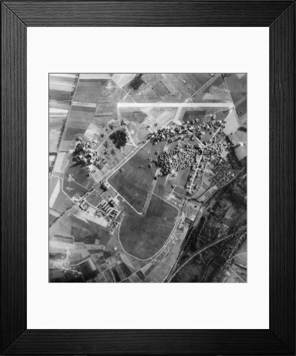 Framed Print : Action picture made during a successful attack by flying Fortresses of the U. S Framed Print : Action picture made during a successful attack by flying Fortresses of the U. S