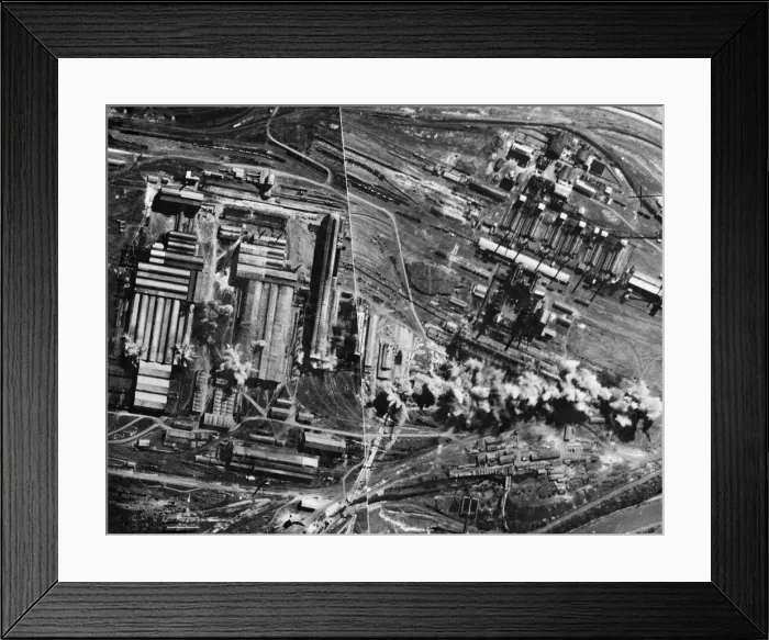 Framed Print : In a daylight raid on 14th April 1942, a formation of RAF Boston bombers Framed Print : In a daylight raid on 14th April 1942, a formation of RAF Boston bombers