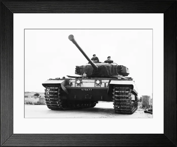 Framed Print : The Centurion was the primary British army main battle tank of the post-Second World War Framed Print : The Centurion was the primary British army main battle tank of the post-Second World War