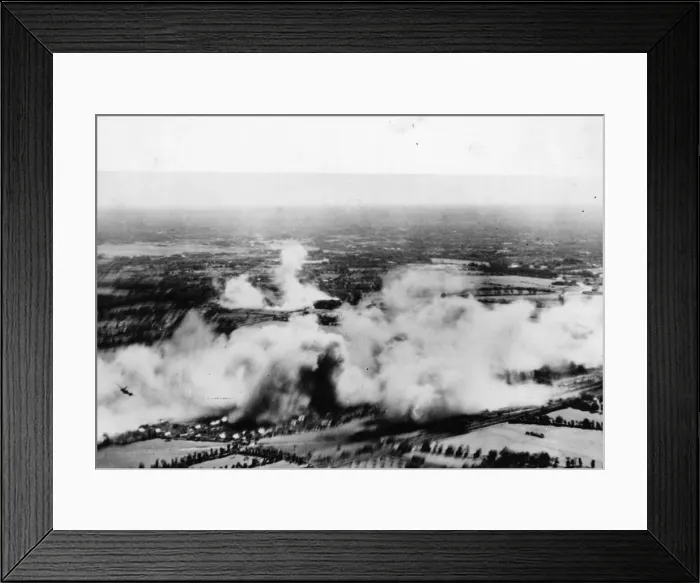Framed Print : Bostons of RAF Fighter Command attack the naval stores depot at Rennes Framed Print : Bostons of RAF Fighter Command attack the naval stores depot at Rennes