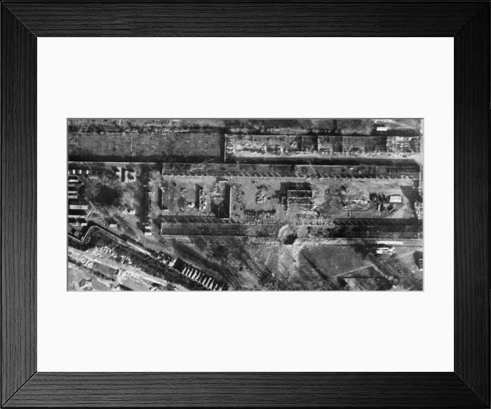 Framed Print : Sabotage of the Artillery Park at Grenoble on the night of 13th  /  14th November 1943 by