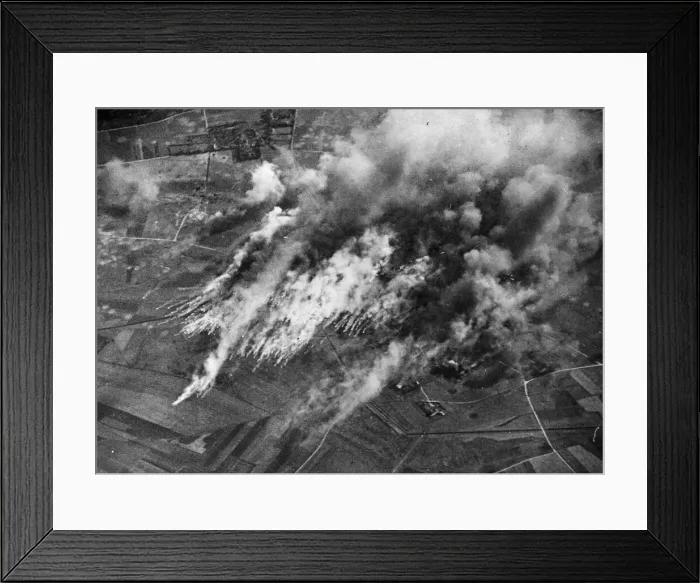 Framed Print : An attack on enemy strongpoints around Le Havre, Northern France on the afternoon of 10th Framed Print : An attack on enemy strongpoints around Le Havre, Northern France on the afternoon of 10th