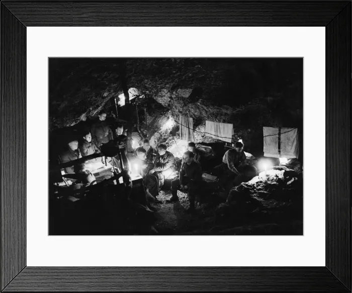 Framed Print : R. A. F. regiment in the front line in Italy. 2nd June 1944 Framed Print : R. A. F. regiment in the front line in Italy. 2nd June 1944