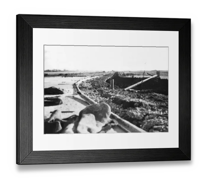 Framed Print : Barber Green trenching machine. 28th February 1944 Framed Print : Barber Green trenching machine. 28th February 1944