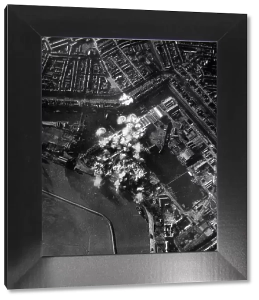 At least 36 bombs explode during a successful raid on the docks at Den Helder in Holland