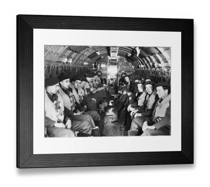 Framed Print : Dakota transport plane awaiting take off. 29th June 1945 Framed Print : Dakota transport plane awaiting take off. 29th June 1945