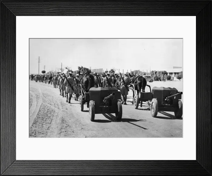 Framed Print : Polish Troops, co-operating with The British Forces, shared in the fighting in Framed Print : Polish Troops, co-operating with The British Forces, shared in the fighting in