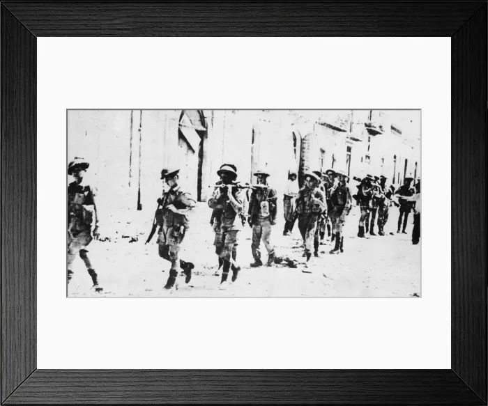 Framed Print : Canadian forces capture Agira. Fighting against stiff German opposition Framed Print : Canadian forces capture Agira. Fighting against stiff German opposition