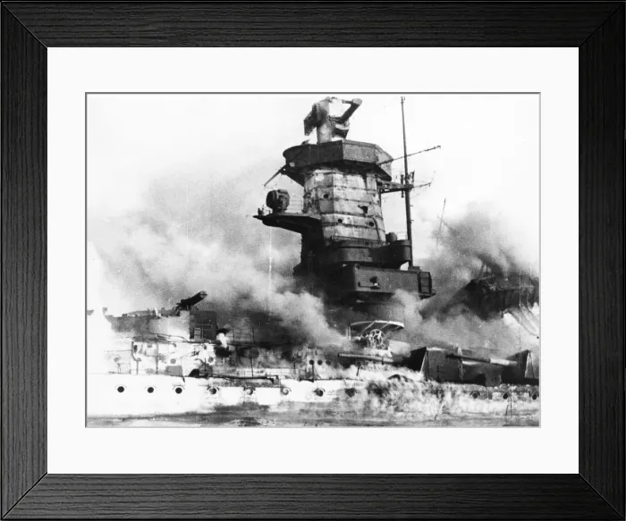 Framed Print : The Graf Spee, before she was scuttled. Admiral Graf Spee was a Framed Print : The Graf Spee, before she was scuttled. Admiral Graf Spee was a