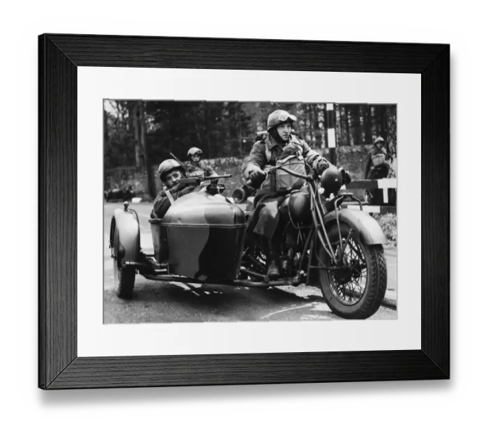 Framed Print : A mock up reconnaissance exercise in Perthshire, Scotland Framed Print : A mock up reconnaissance exercise in Perthshire, Scotland