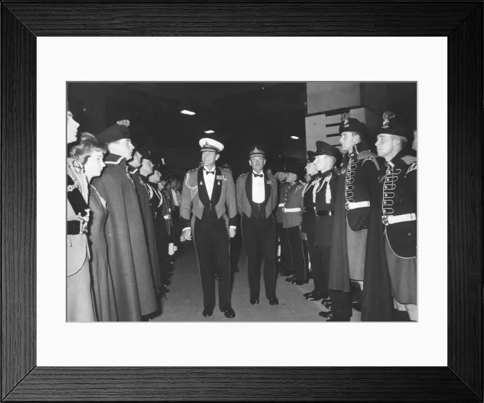 Framed Print : The Duke of Edinburgh arriving at The Royal Tournament held at Earls Court. July 1964
