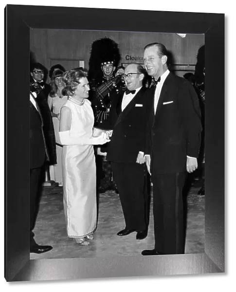 Prince Philip. The Duke of Edinburgh with Mr and Mrs Peter Scott at the premiere of '