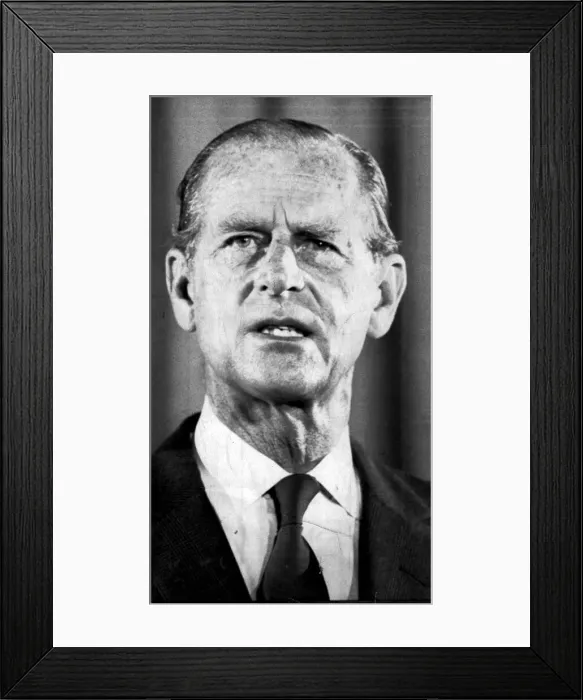 Framed Print : The Duke of Edinburgh. Prince Philip. November 1988