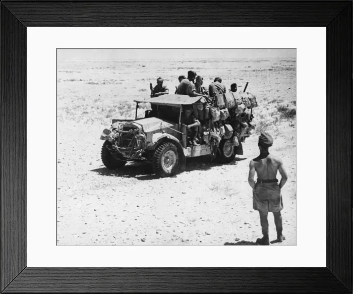 Framed Print : Activities of an Advance Column of a motor bridge. Picture Framed Print : Activities of an Advance Column of a motor bridge. Picture