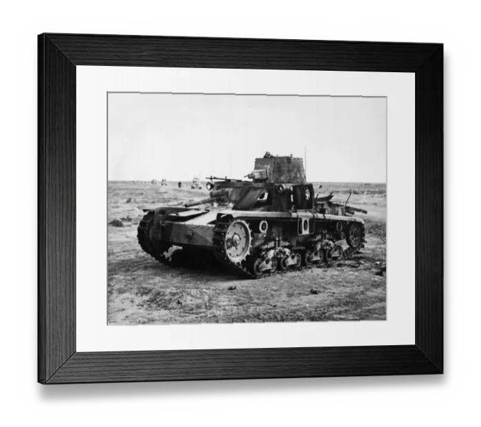 Framed Print : Western Desert Campaign, the Desert War, took place in the deserts of Egypt and Libya Framed Print : Western Desert Campaign, the Desert War, took place in the deserts of Egypt and Libya