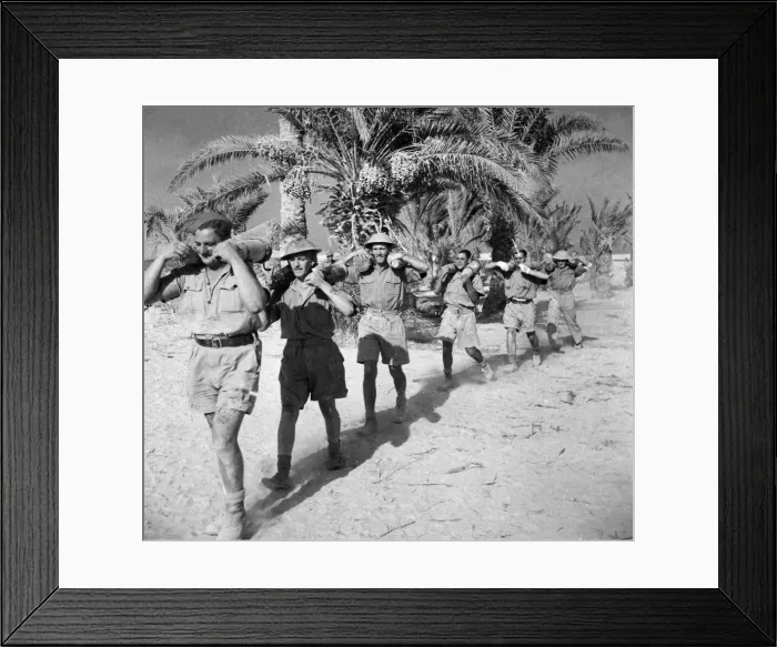 Framed Print : Western Desert Campaign, the Desert War, took place in the deserts of Egypt and Libya