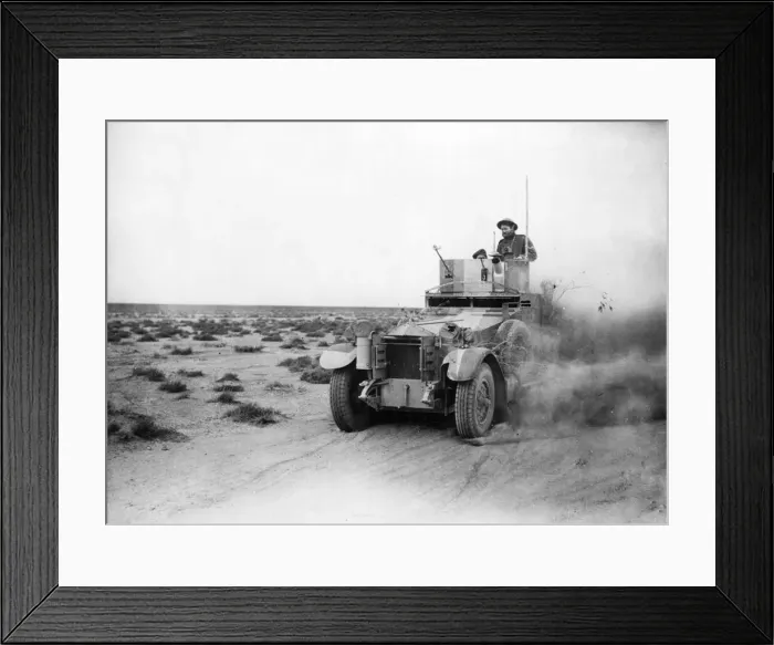 Framed Print : Western Desert Campaign, the Desert War, took place in the deserts of Egypt and Libya Framed Print : Western Desert Campaign, the Desert War, took place in the deserts of Egypt and Libya