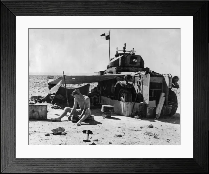 Framed Print : Western Desert Campaign, the Desert War, took place in the deserts of Egypt and Libya Framed Print : Western Desert Campaign, the Desert War, took place in the deserts of Egypt and Libya