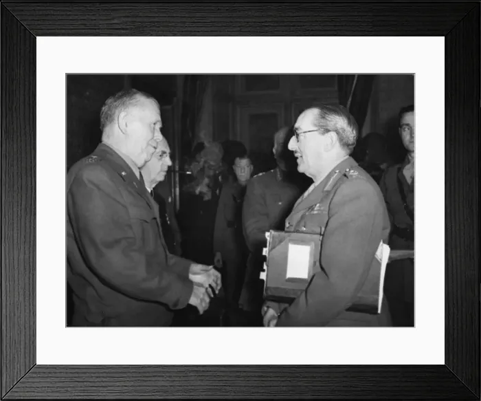 Framed Print : General Marshall (chief of staff U. S. army) Admiral Leahy Framed Print : General Marshall (chief of staff U. S. army) Admiral Leahy