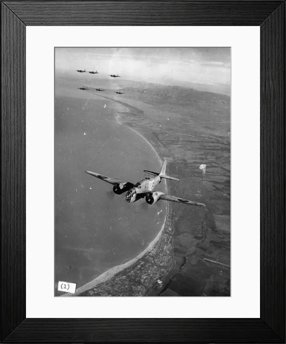 Framed Print : RAF Baltimores of the Tactical Bomber Force, in operation over the Sangro River, Italy