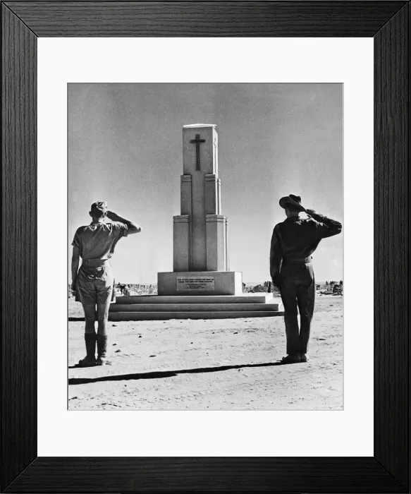Framed Print : A Memorial built by Royal Australian Engineers and dedicated to those who have given Framed Print : A Memorial built by Royal Australian Engineers and dedicated to those who have given