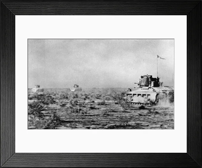 Framed Print : Western Desert Campaign, the Desert War, took place in the deserts of Egypt and Libya Framed Print : Western Desert Campaign, the Desert War, took place in the deserts of Egypt and Libya