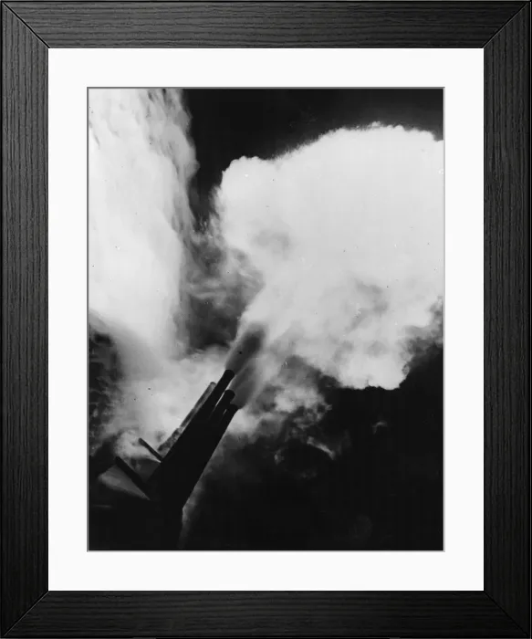 Framed Print : First close up pictures to be released of the terrific pasting the US Navy delivered to Framed Print : First close up pictures to be released of the terrific pasting the US Navy delivered to