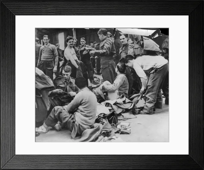 Framed Print : NWEF - North Western Expeditionary Force return to Scotland. They have been in Norway Framed Print : NWEF - North Western Expeditionary Force return to Scotland. They have been in Norway