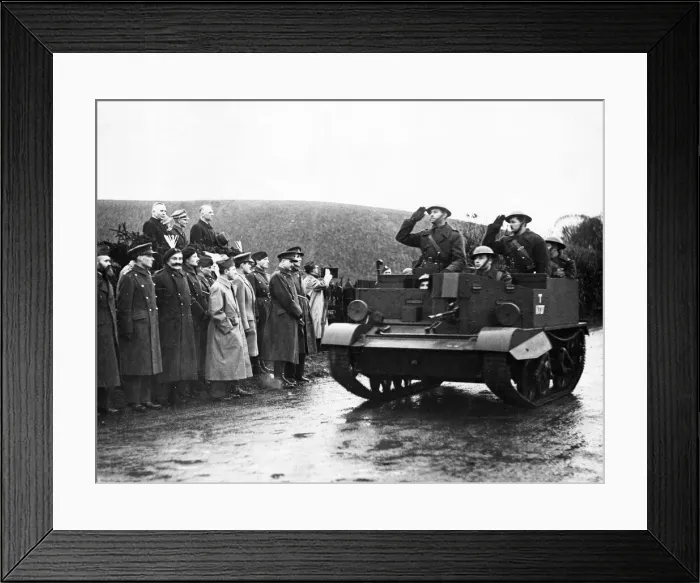 Framed Print : Polish President Reviews Polish Troops in Scotland. President Wladyslaw Raczkievicz Framed Print : Polish President Reviews Polish Troops in Scotland. President Wladyslaw Raczkievicz