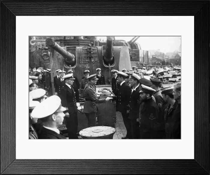 Framed Print : British Battlecruiser HMS Penelope, who was recently the chief target of some of Framed Print : British Battlecruiser HMS Penelope, who was recently the chief target of some of