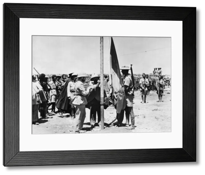 Framed Print : While British Troops under Lieutenant General Cunningham were occupying Addis Ababa Framed Print : While British Troops under Lieutenant General Cunningham were occupying Addis Ababa