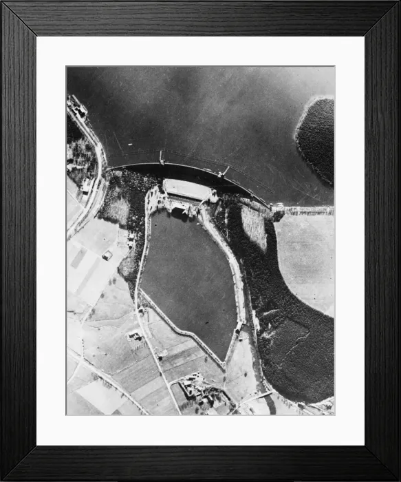Framed Print : These pictures taken after great R. A. F. attack on Moehne and Eder dames on May 17th 1943