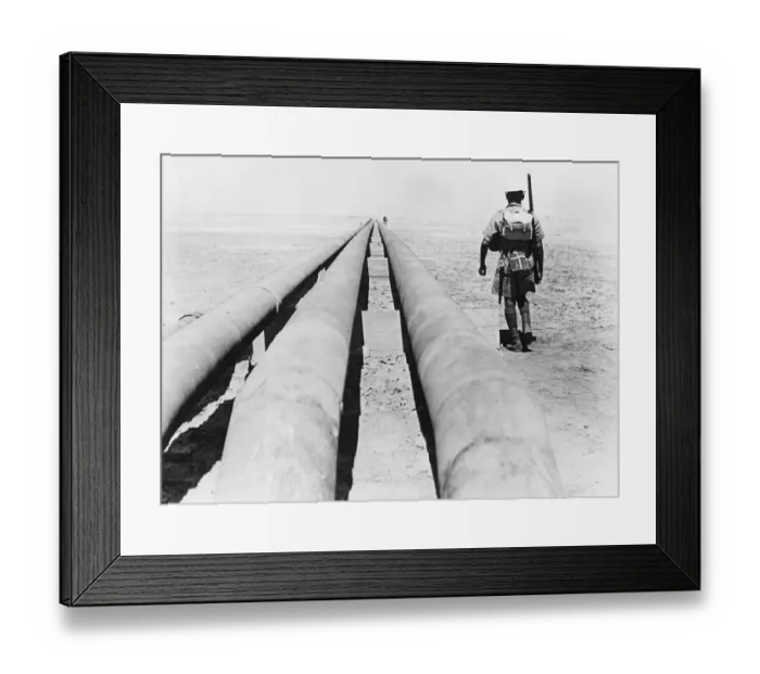 Framed Print : Our troops attacked the island of Aradian on the River Shatt Al Arab Framed Print : Our troops attacked the island of Aradian on the River Shatt Al Arab