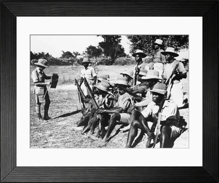 Framed Print : India welcomes thousand of West African soldiers. For the first time in the history Framed Print : India welcomes thousand of West African soldiers. For the first time in the history