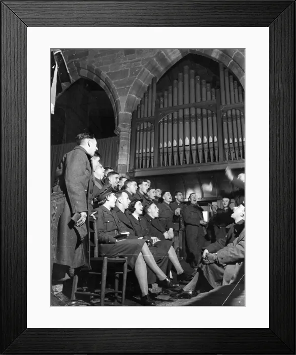 Framed Print : Picture taken of troops in St Helens Church, Worcester. Picture taken 23rd Framed Print : Picture taken of troops in St Helens Church, Worcester. Picture taken 23rd