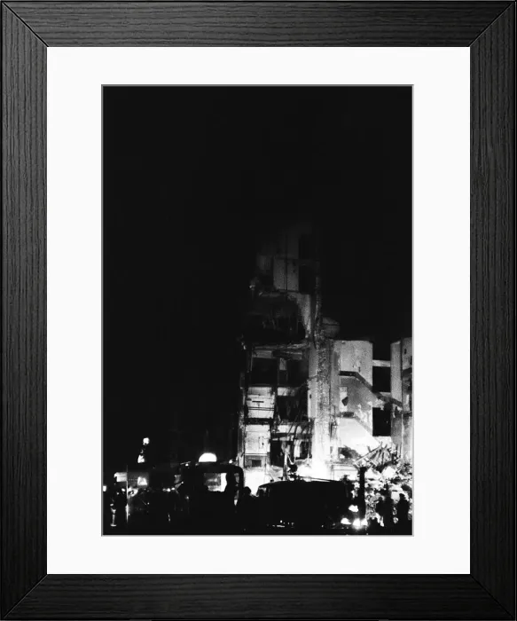 Framed Print : V2 Rocket strike on Duke Street during Second World War. 11th December 1944 Framed Print : V2 Rocket strike on Duke Street during Second World War. 11th December 1944
