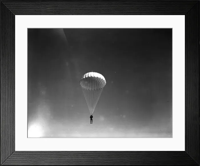 Framed Print : Paratroop Training in Manchester. England. World War Two Framed Print : Paratroop Training in Manchester. England. World War Two