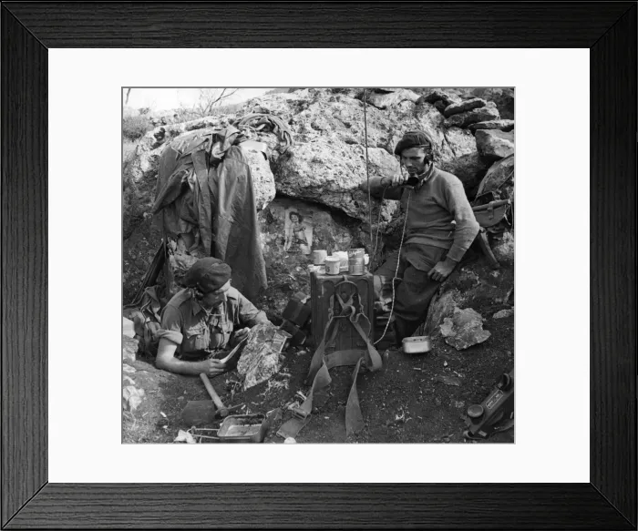 Framed Print : British Troops Land in Albania with the aim to help Marshal Tito Framed Print : British Troops Land in Albania with the aim to help Marshal Tito