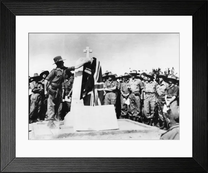 Framed Print : Monument on Garrison Hill to the men of the Royal Welch Fusiliers who gave their lives